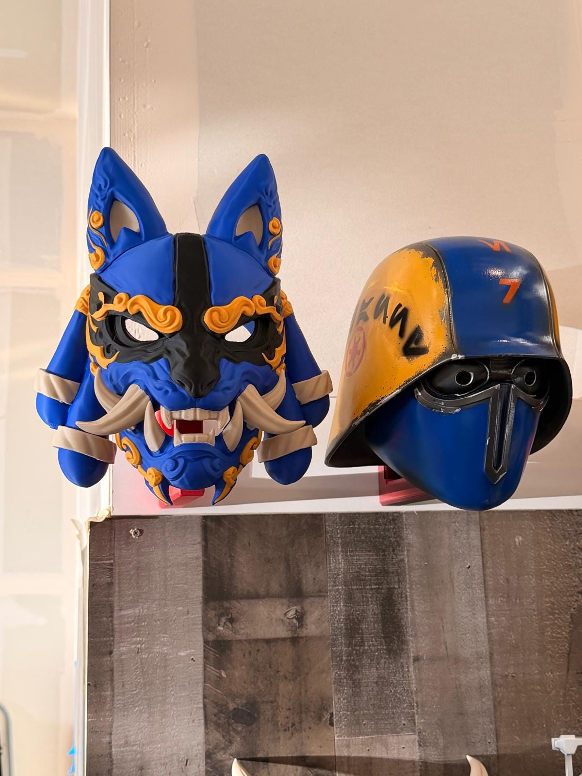 TheDarksideWorkshop Oni Mask - Wall Art - Japanese Demon Mask