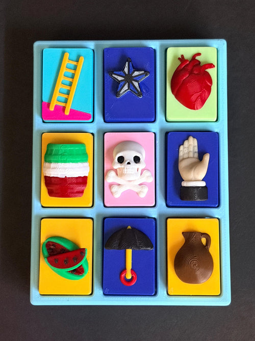 9 Card Mechanical Lotería Board
