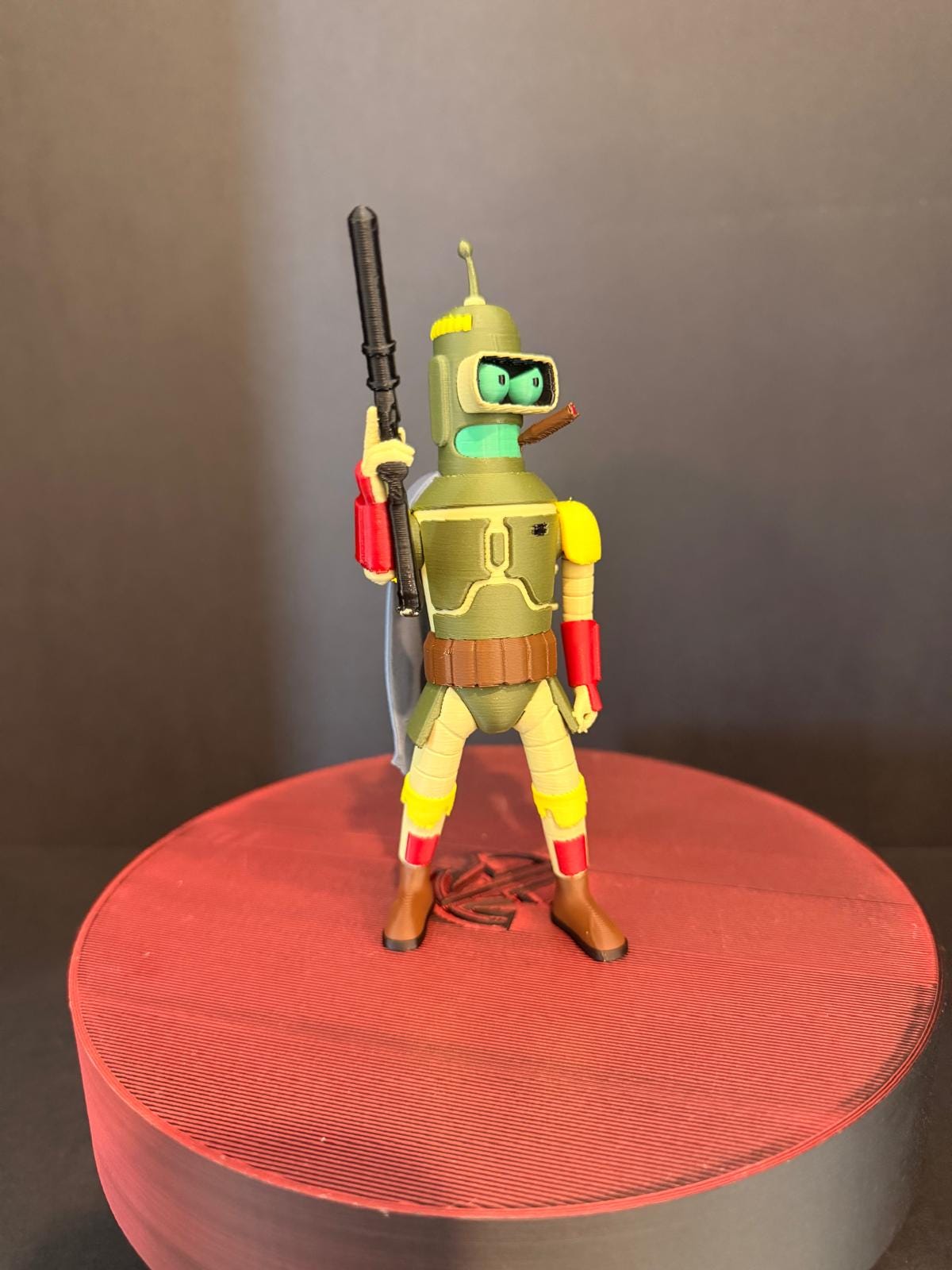 Futurama x Star Wars Mashup 3D Printed Figures | Nostalgic 3D Models Design | Fan Art Collectible | Individual or Full Set of 6