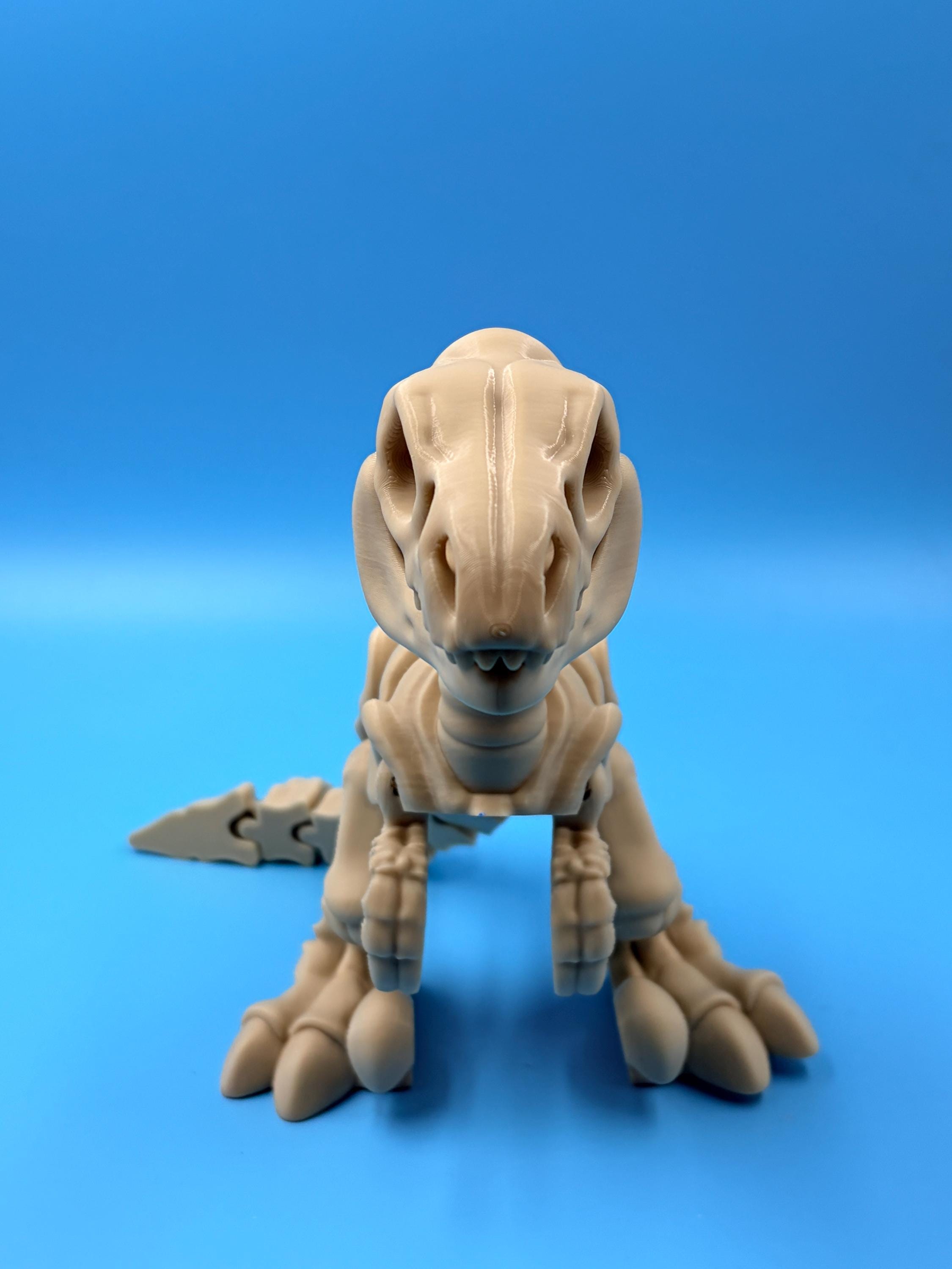 Articulated Dinosaur Trio - Triceratops, Velociraptor, T-Rex Figures