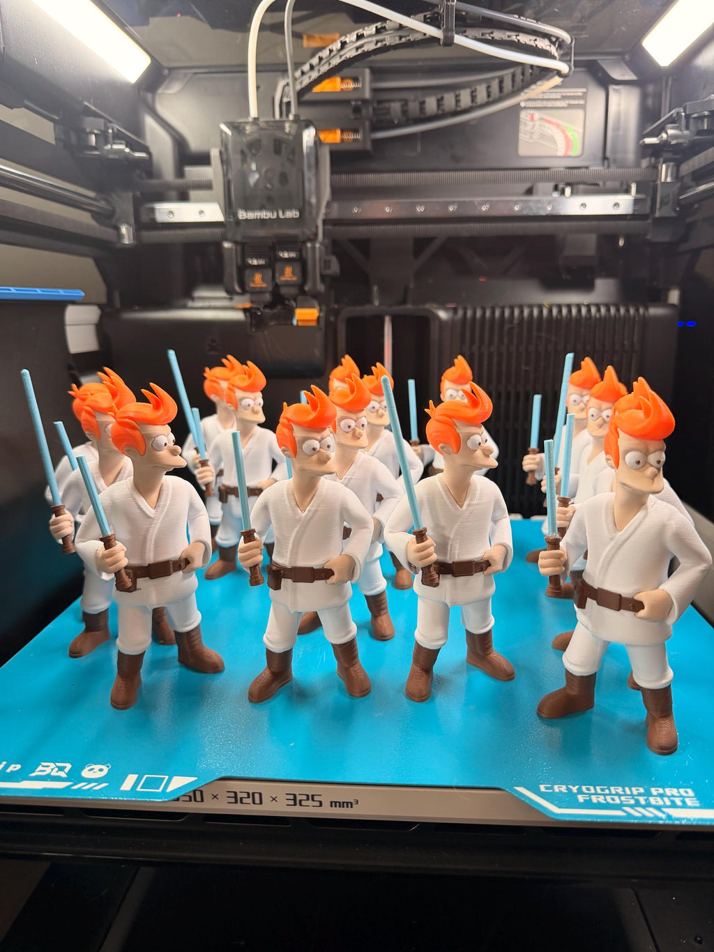 Futurama x Star Wars Mashup 3D Printed Figures | Nostalgic 3D Models Design | Fan Art Collectible | Individual or Full Set of 6