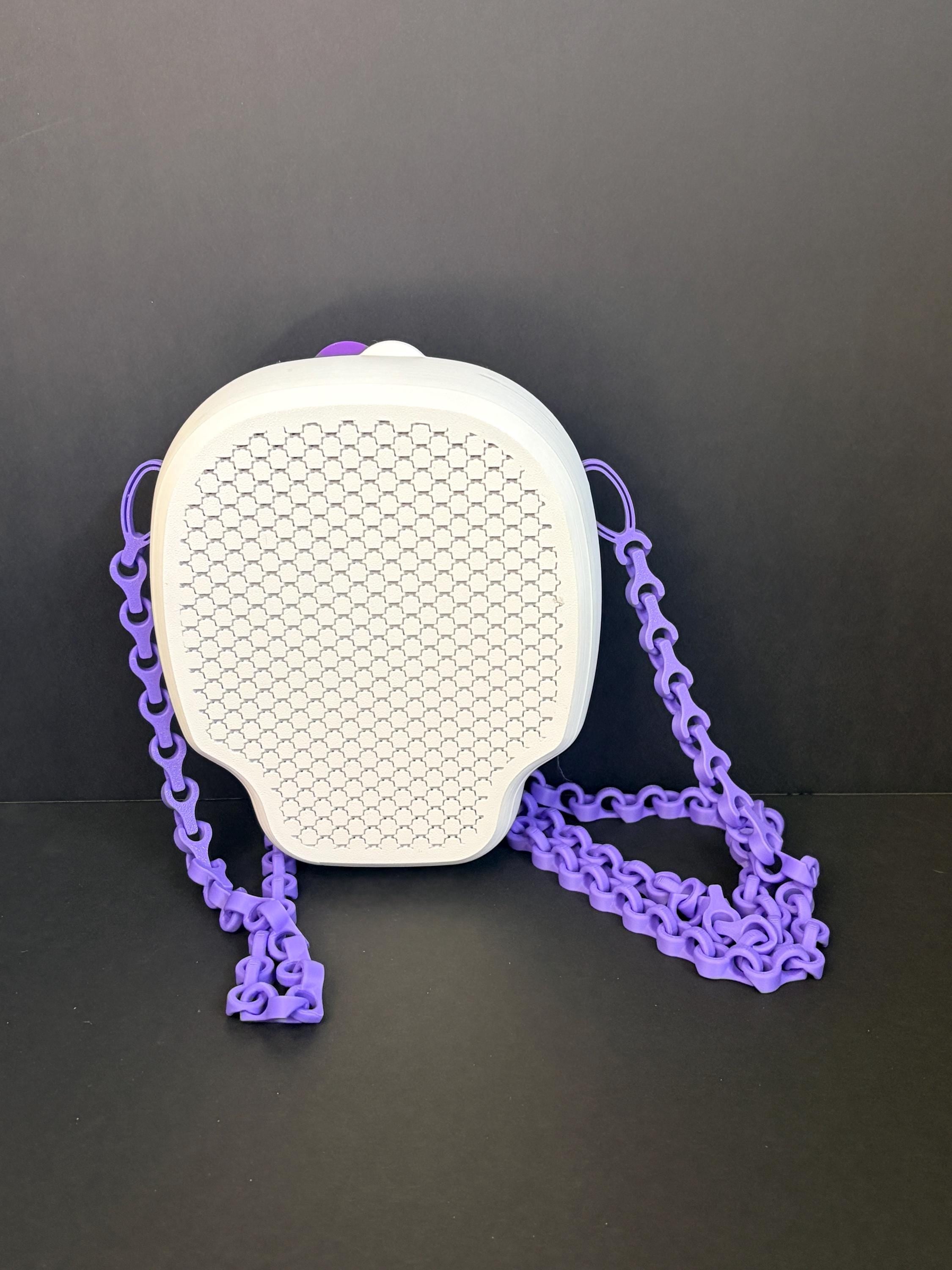 Skull Crossbody Bag with Chain Strap —Goth Gift — Mini Shoulder Bag