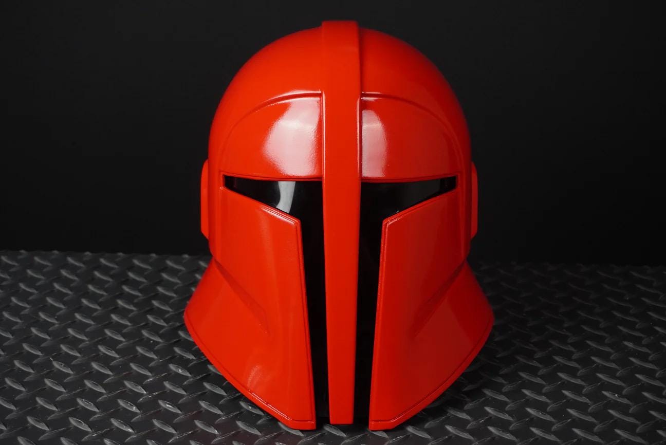Custom painted 3D Printed Helmets From https://galacticarmory.net Catalog. Authorized seller