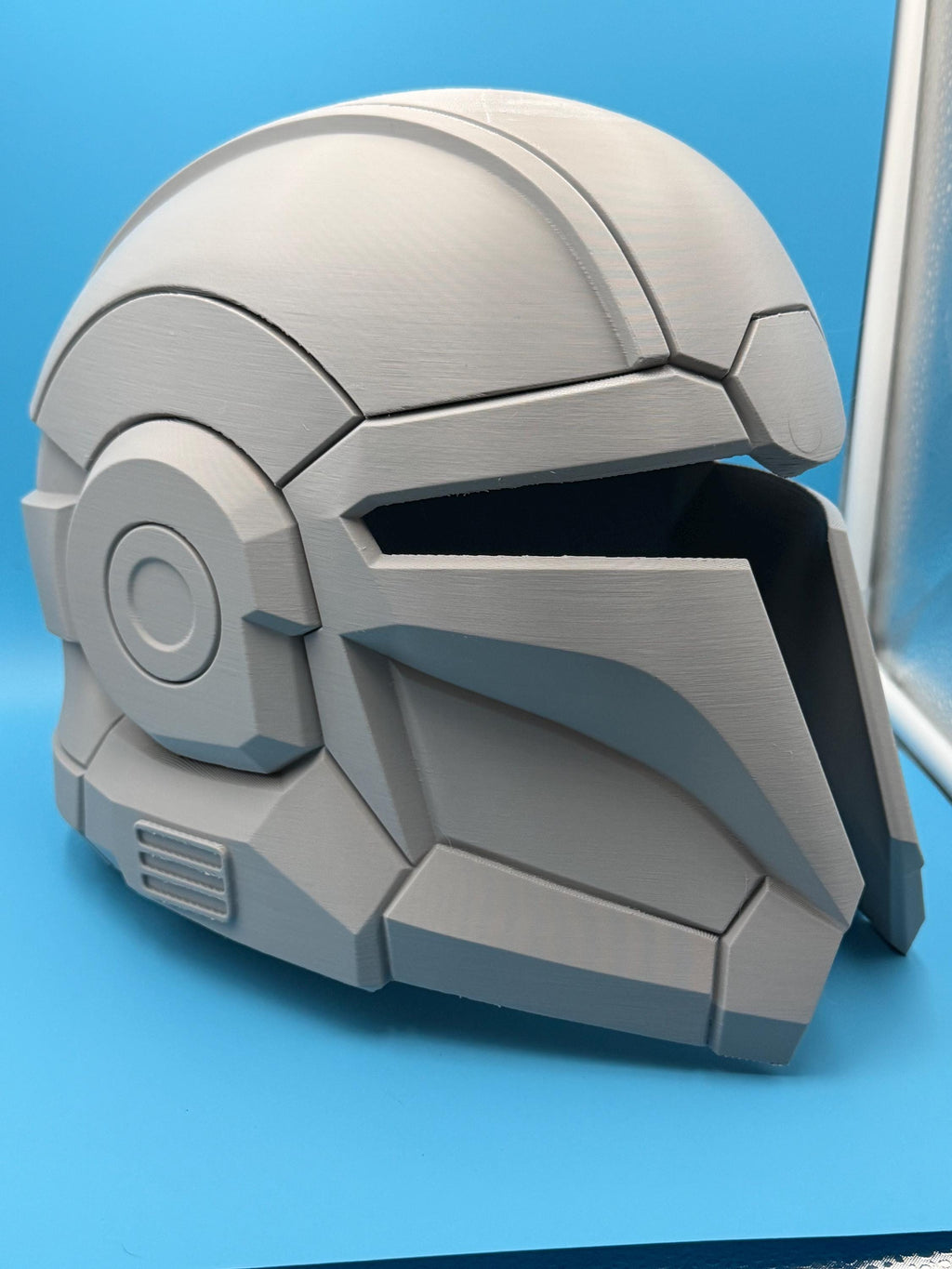 Darkside Mandolorian Helmet STL. This is a digital item not physical.
