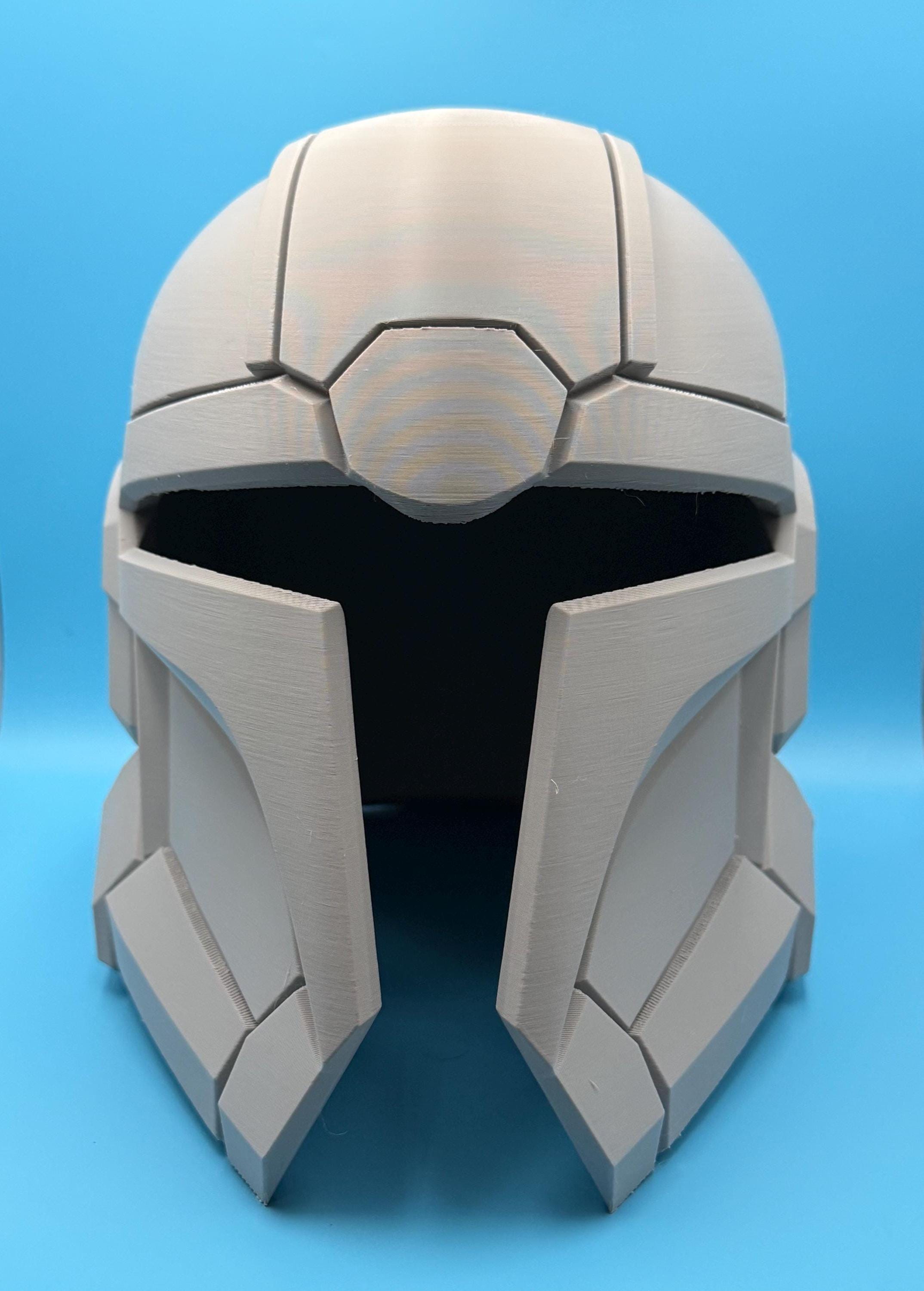 Darkside Mandolorian Helmet STL. This is a digital item not physical.