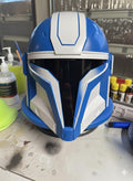 Custom Painted Spartan Mando Cosplay Helmet, Made to Order