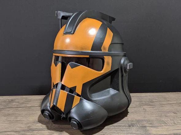 Custom painted 3D Printed Helmets From https://galacticarmory.net Catalog. Authorized seller