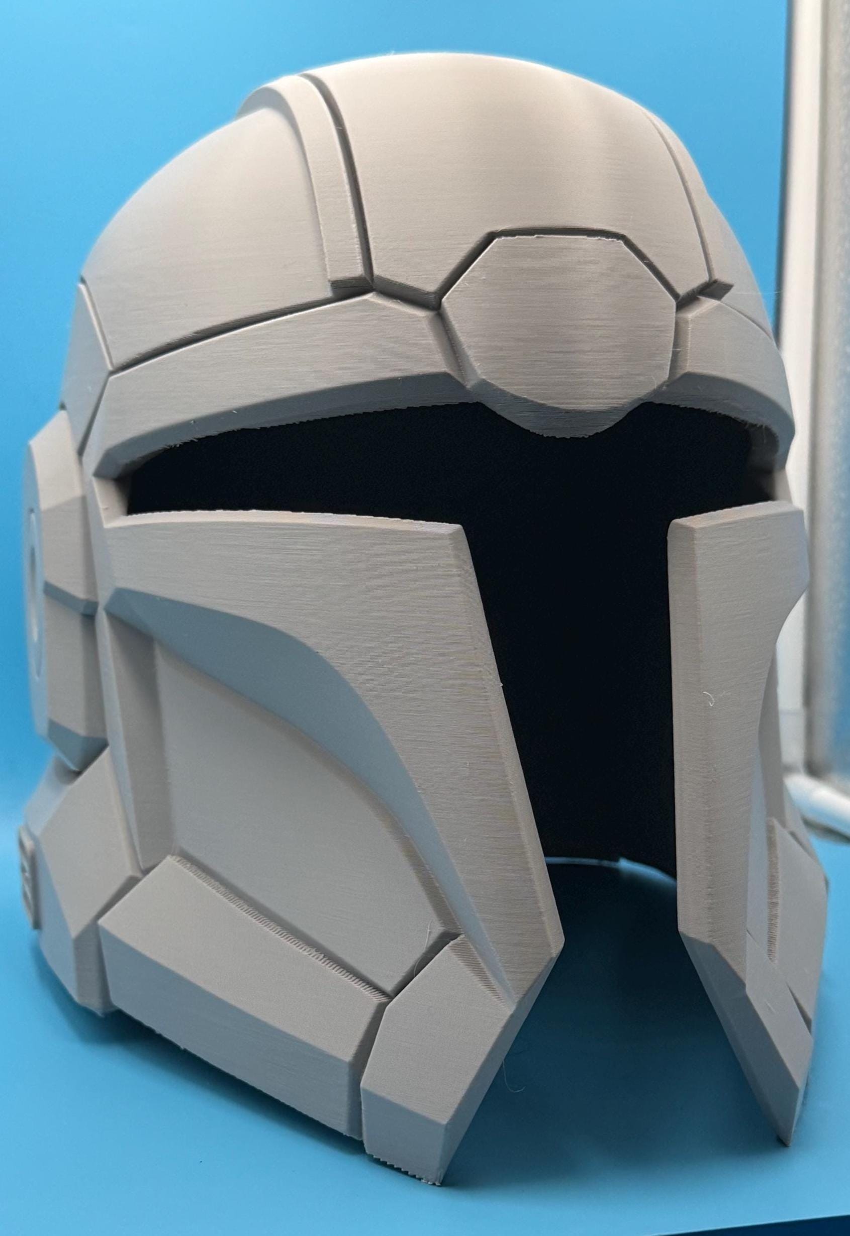 Darkside Mandolorian Helmet STL. This is a digital item not physical.