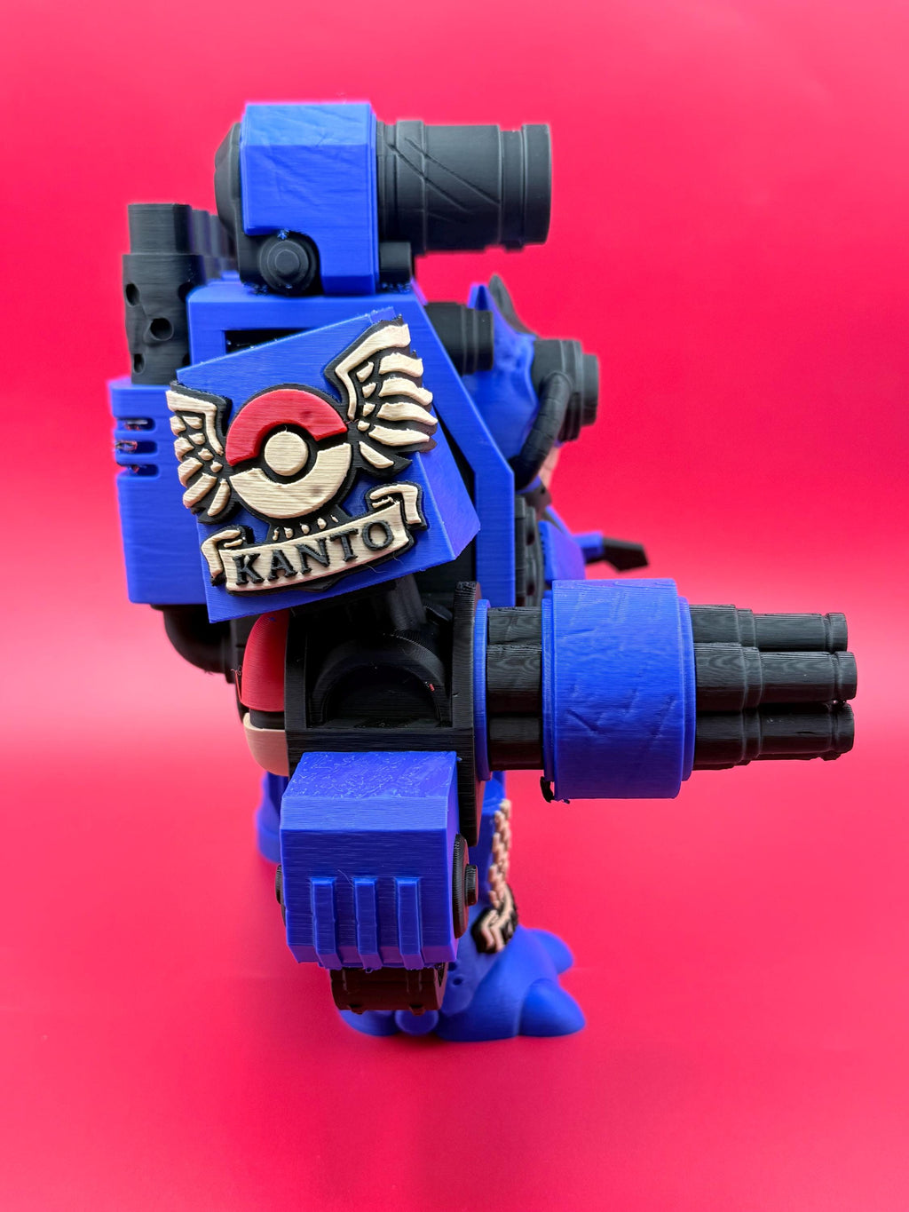 Kanto Vanguard Mech | 3D Printed Battle Beast Figure | Mech Monster Collectible | Anime-Inspired Display Piece
