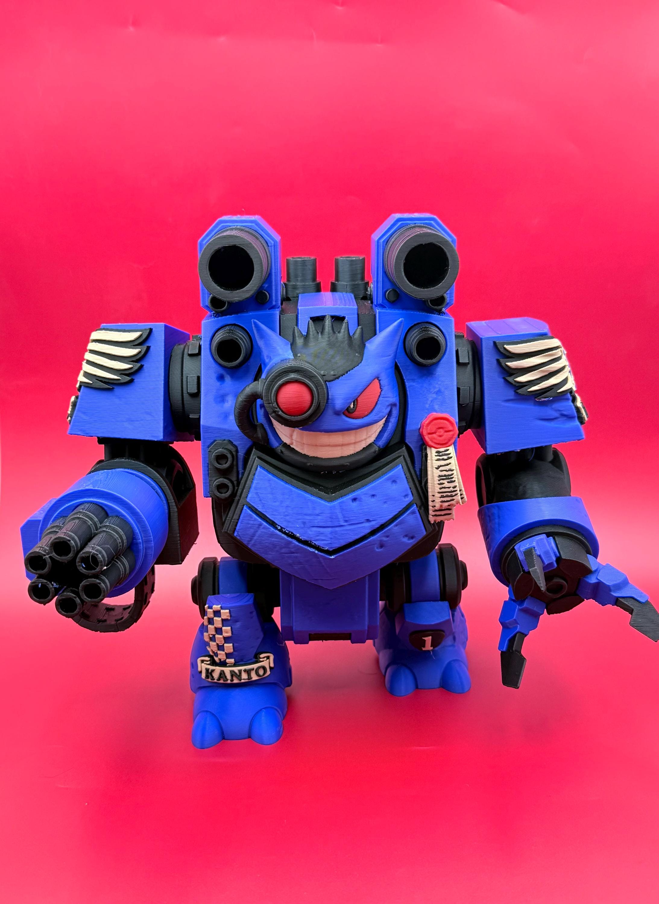 Kanto Vanguard Mech | 3D Printed Battle Beast Figure | Mech Monster Collectible | Anime-Inspired Display Piece