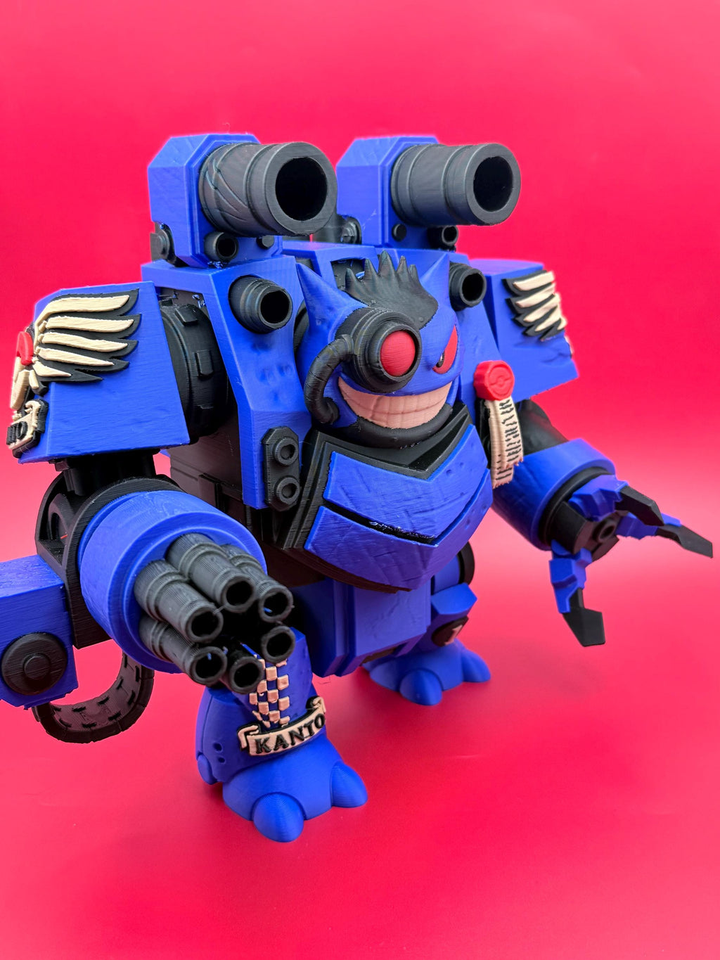 Kanto Vanguard Mech | 3D Printed Battle Beast Figure | Mech Monster Collectible | Anime-Inspired Display Piece