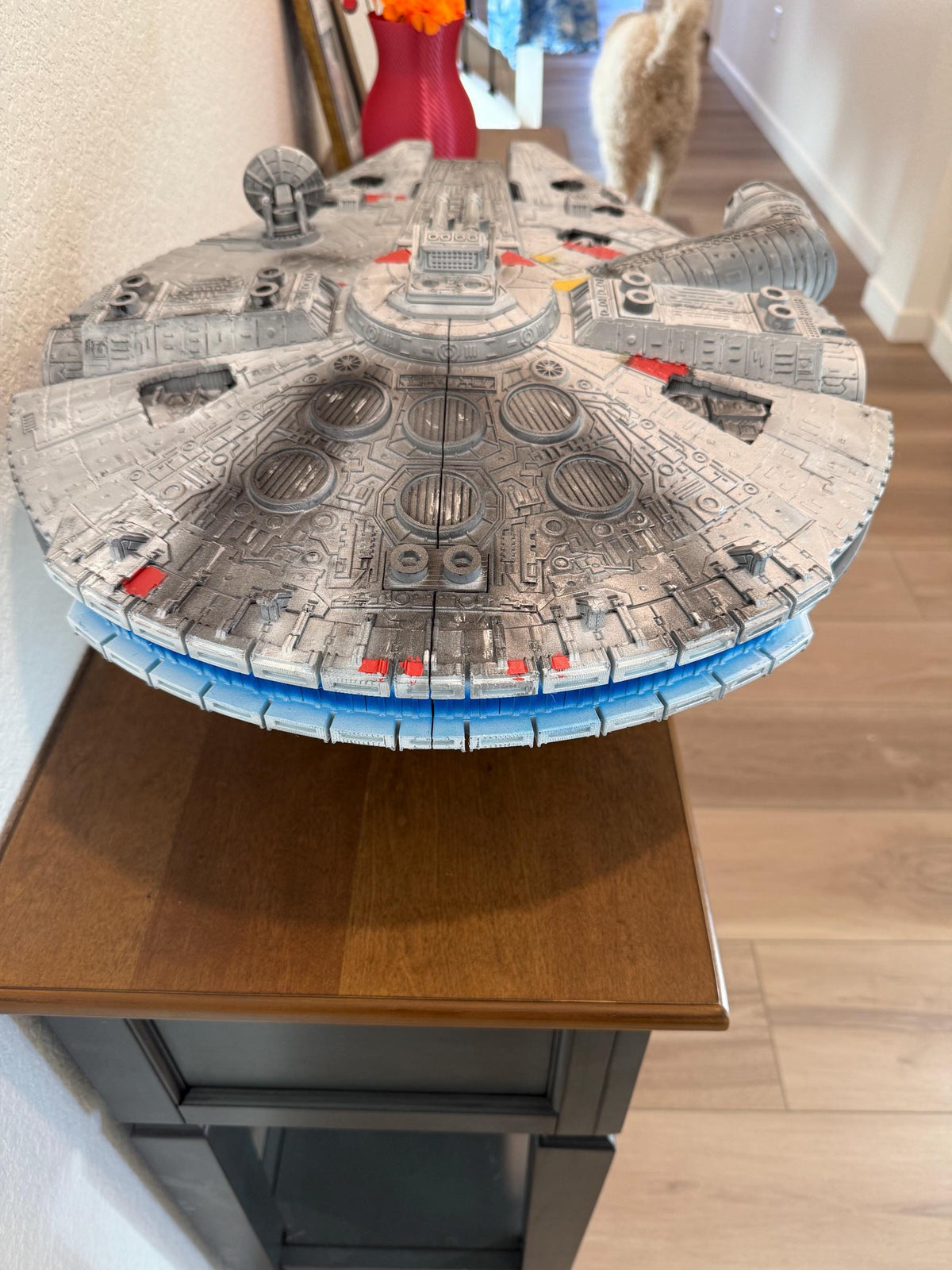 Project Falcon Display Ship w/ Stand | Fan-Inspired Space Freighter