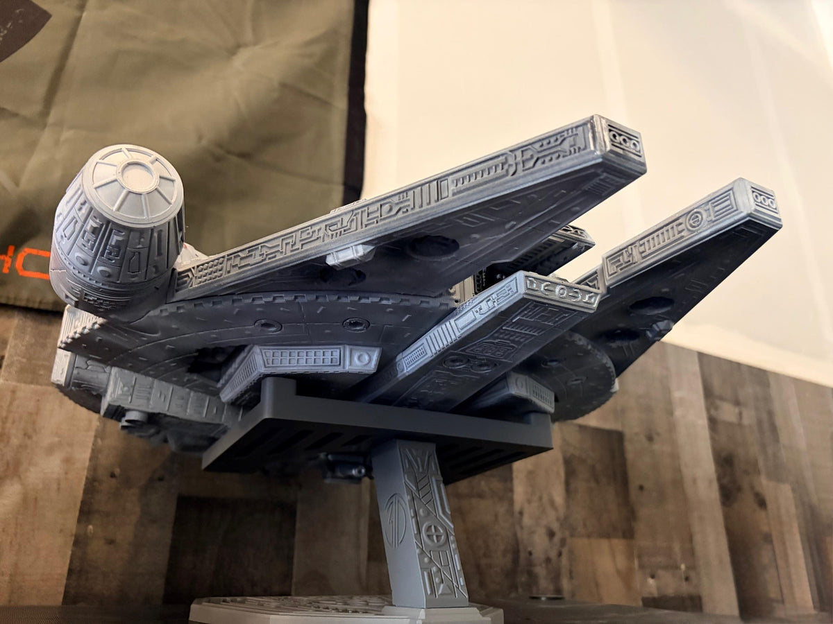Project Falcon Display Ship w/ Stand | Fan-Inspired Space Freighter