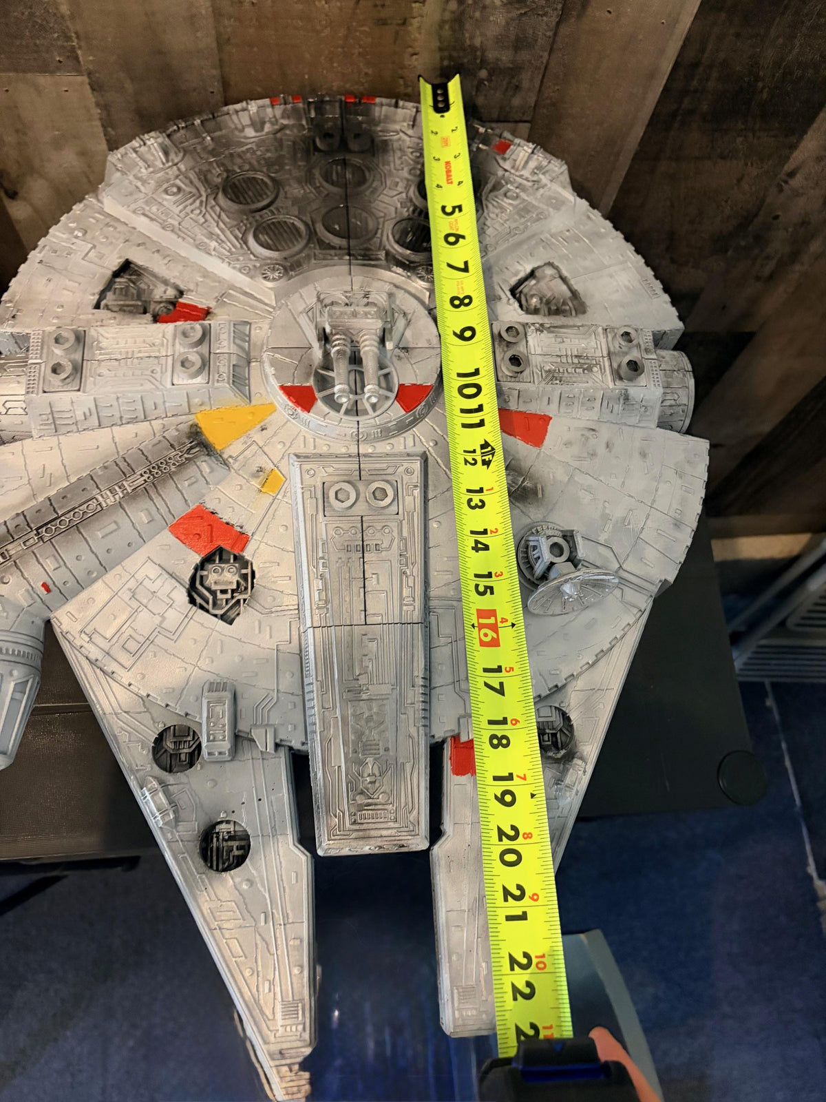 Project Falcon Display Ship w/ Stand | Fan-Inspired Space Freighter