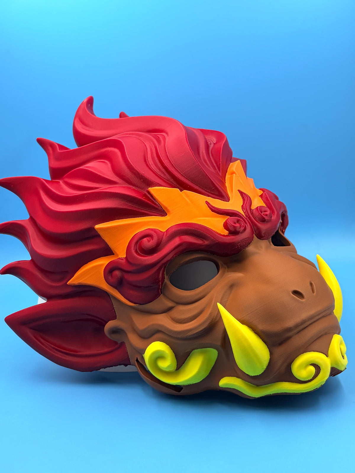 Sun Wukong Monkey King 3D Printed Mask | Wearable Cosplay, Wall Display, Multi-Color