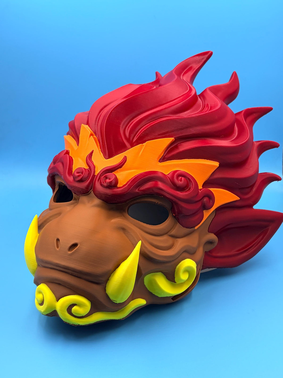 Sun Wukong Monkey King 3D Printed Mask | Wearable Cosplay, Wall Display, Multi-Color