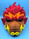 Sun Wukong Monkey King 3D Printed Mask | Wearable Cosplay, Wall Display, Multi-Color