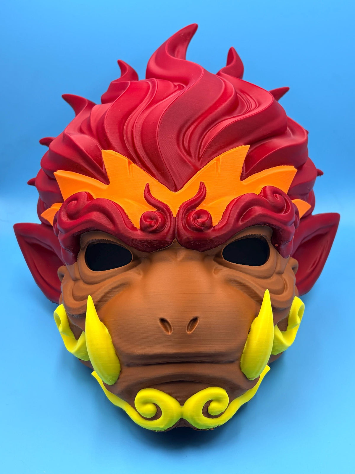 Sun Wukong Monkey King 3D Printed Mask | Wearable Cosplay, Wall Display, Multi-Color