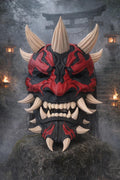 Oni Mask - Darth Maul Crossover - 3D Printed Wall Art - Japanese Demon Mask