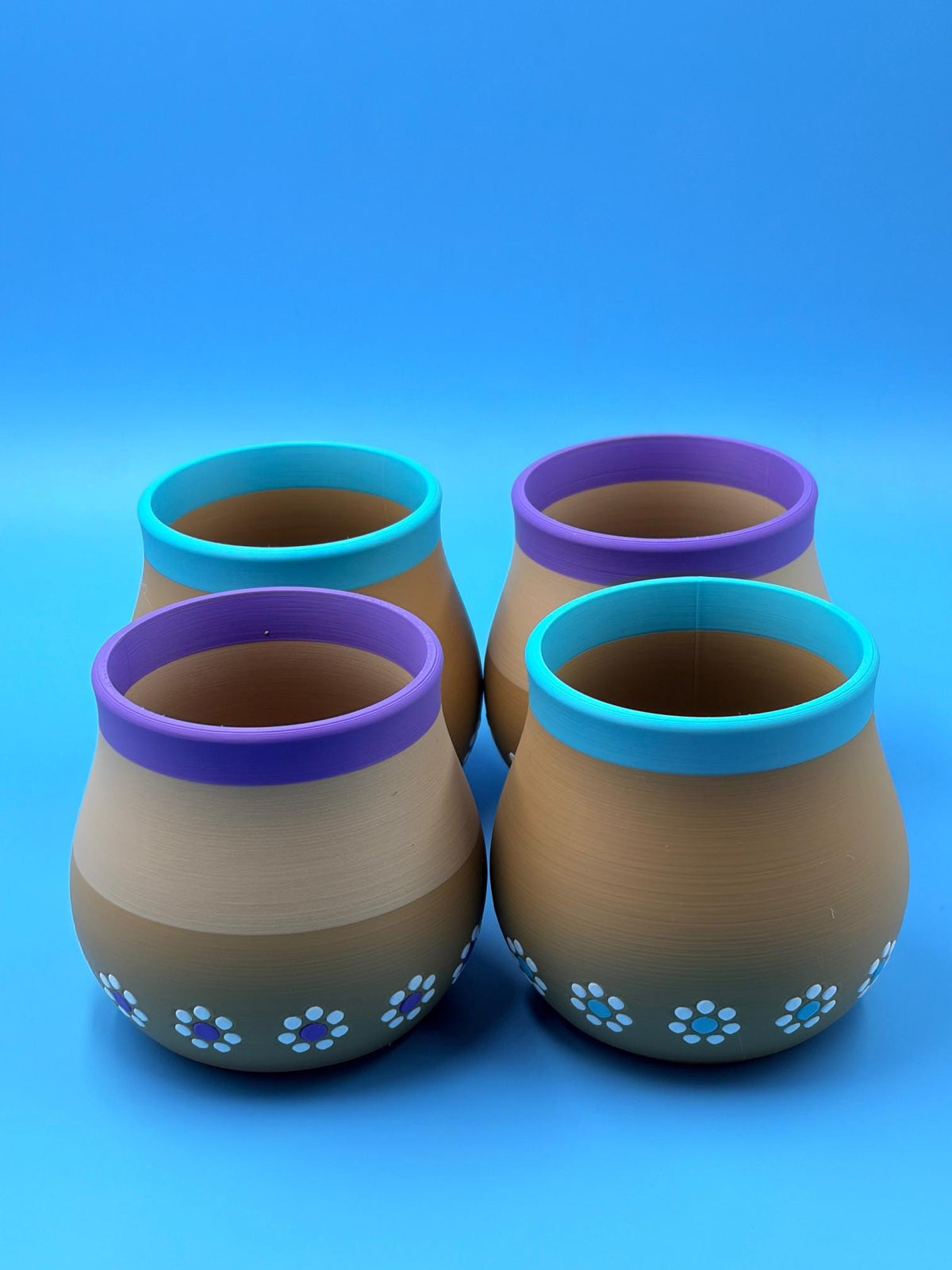 Mexican-Inspired Decorative Barro with Floral Design | NOT for Liquids
