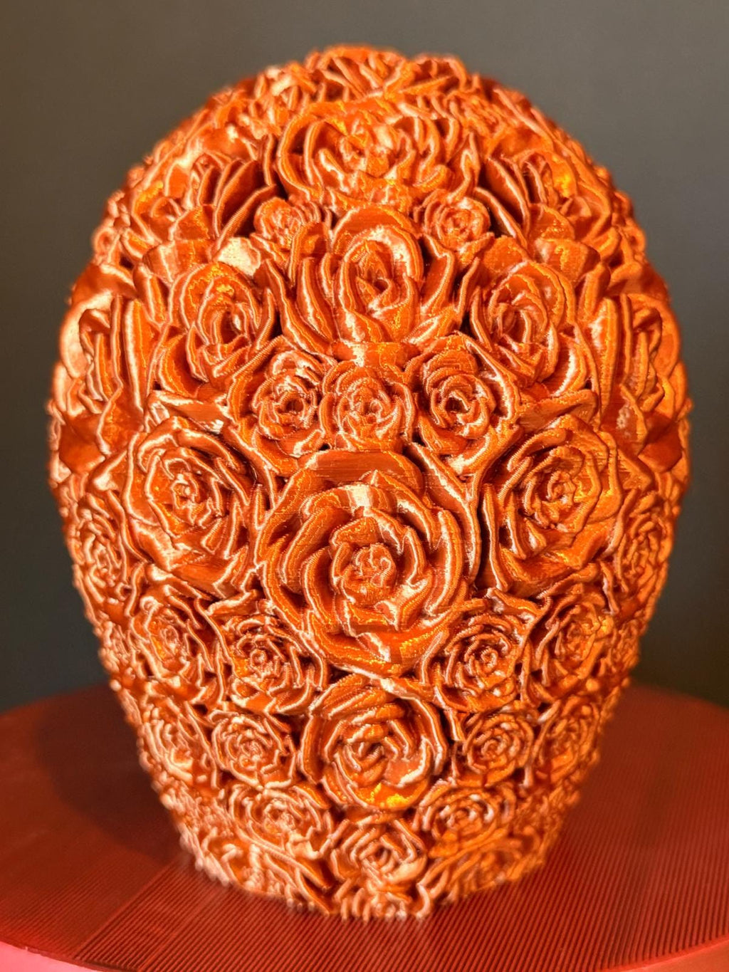 Floral Skull Sculpture, Day of the Dead Decor, Gothic Home, Art, Halloween Gift,