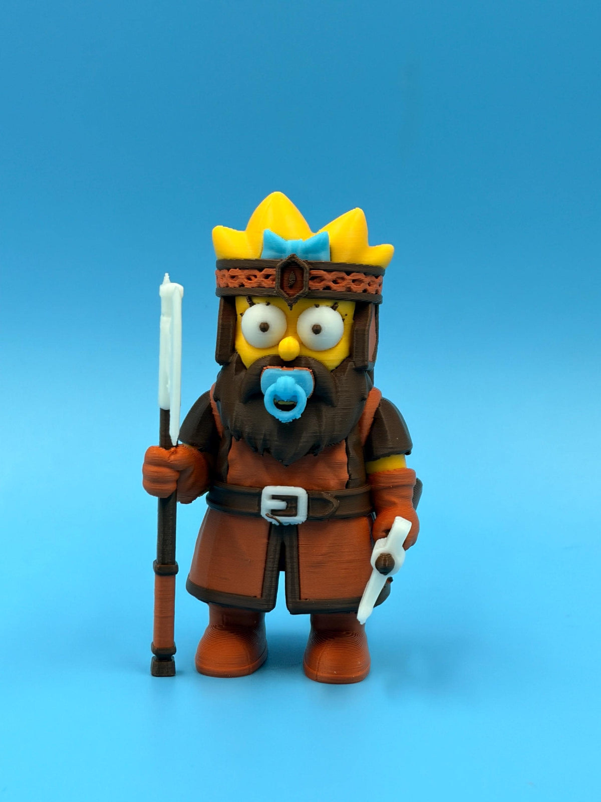 Shire Meets Springfield Figures | 3D Printed Fantasy Crossover Collectibles