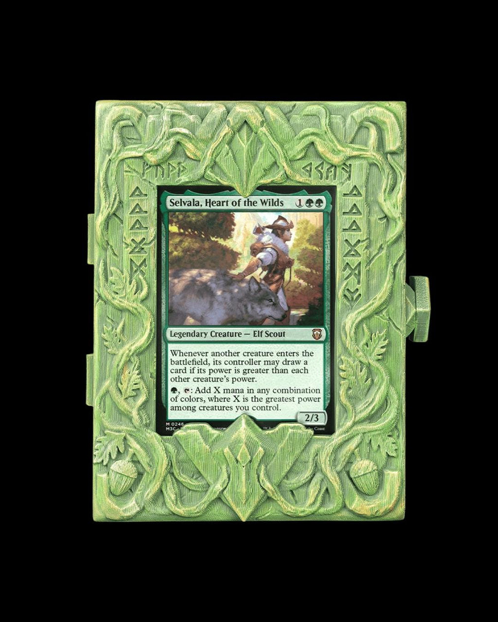 Commander Deck Box with Card Display Window | 3D Printed MTG EDH Holder | 6 Themes
