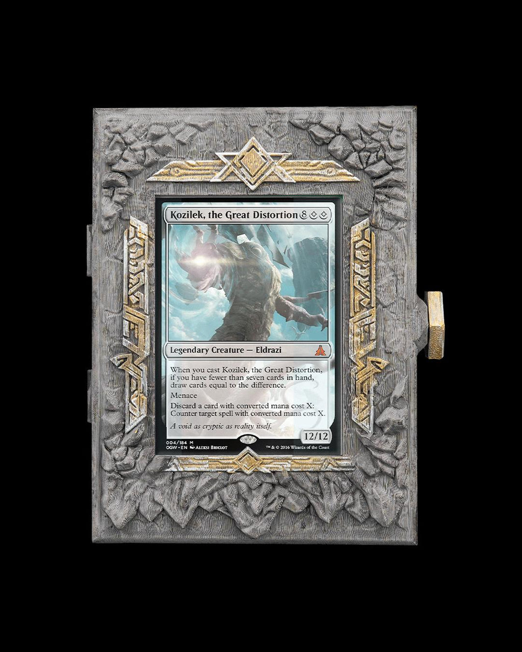 Commander Deck Box with Card Display Window | 3D Printed MTG EDH Holder | 6 Themes