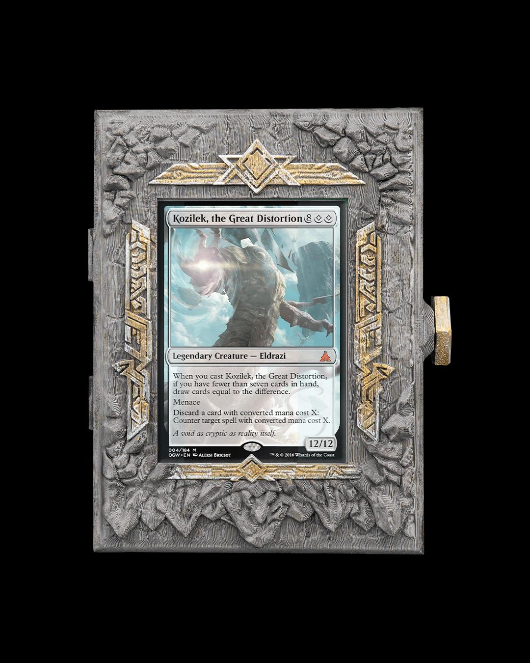 Commander Deck Box with Card Display Window | 3D Printed MTG EDH Holder | 6 Themes