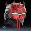 Darth Maul Shadow Lord Helmet | Cyberpunk Sith Cosplay Helmet | Wearable Fan Art
