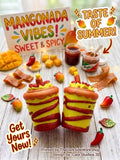Mangonada Fidget Clicker | Mango Chamoy Paleta Desk Toy, Sweet Spicy Sensory Relief