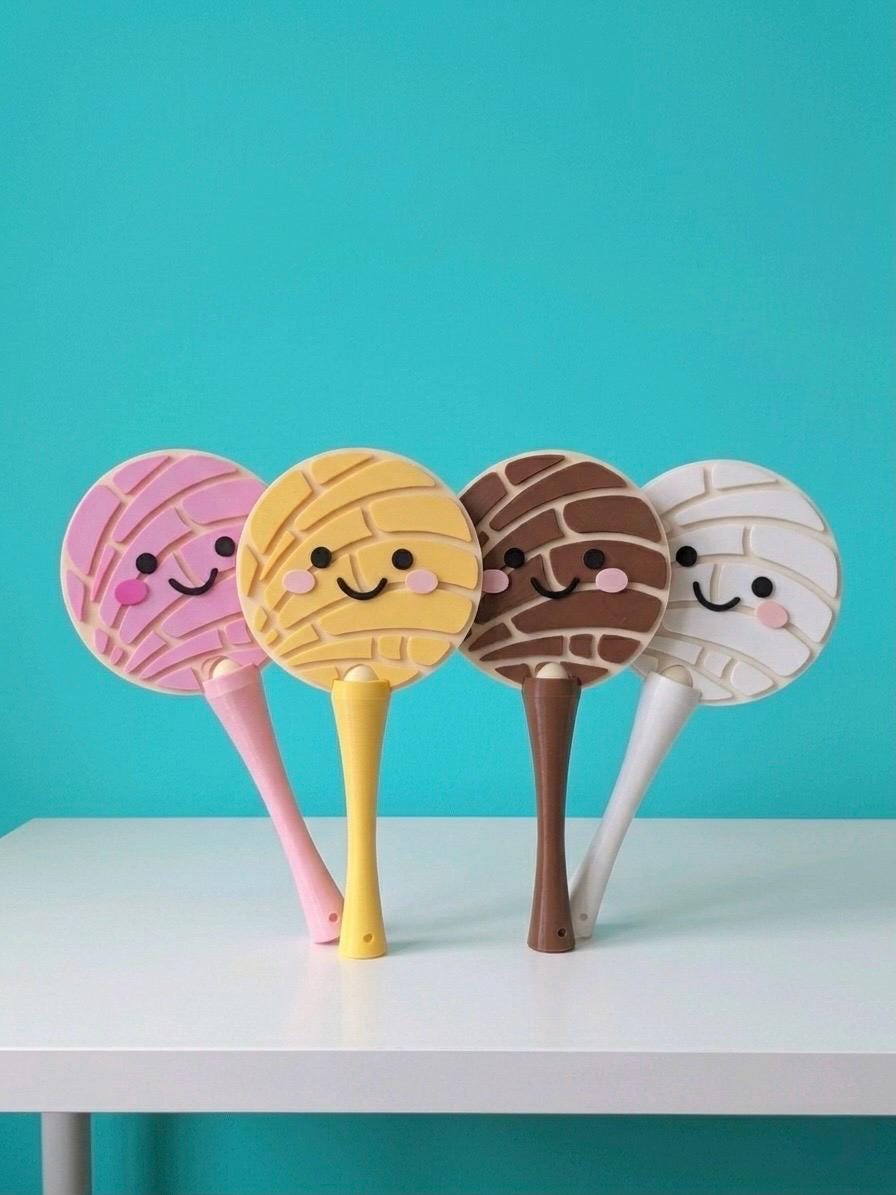 Cute Conchita Tap to Pay Wands | 4 Colors Available | Concha Pan Dulce Contactless Card Holder | Funny Mexican Tap to Pay Gift