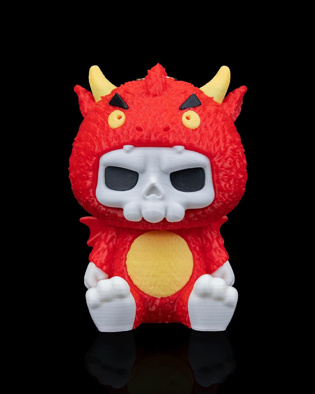Skull Animal Costume Charms | Spooky Goth Designer Toys (Keychain/Figure)
