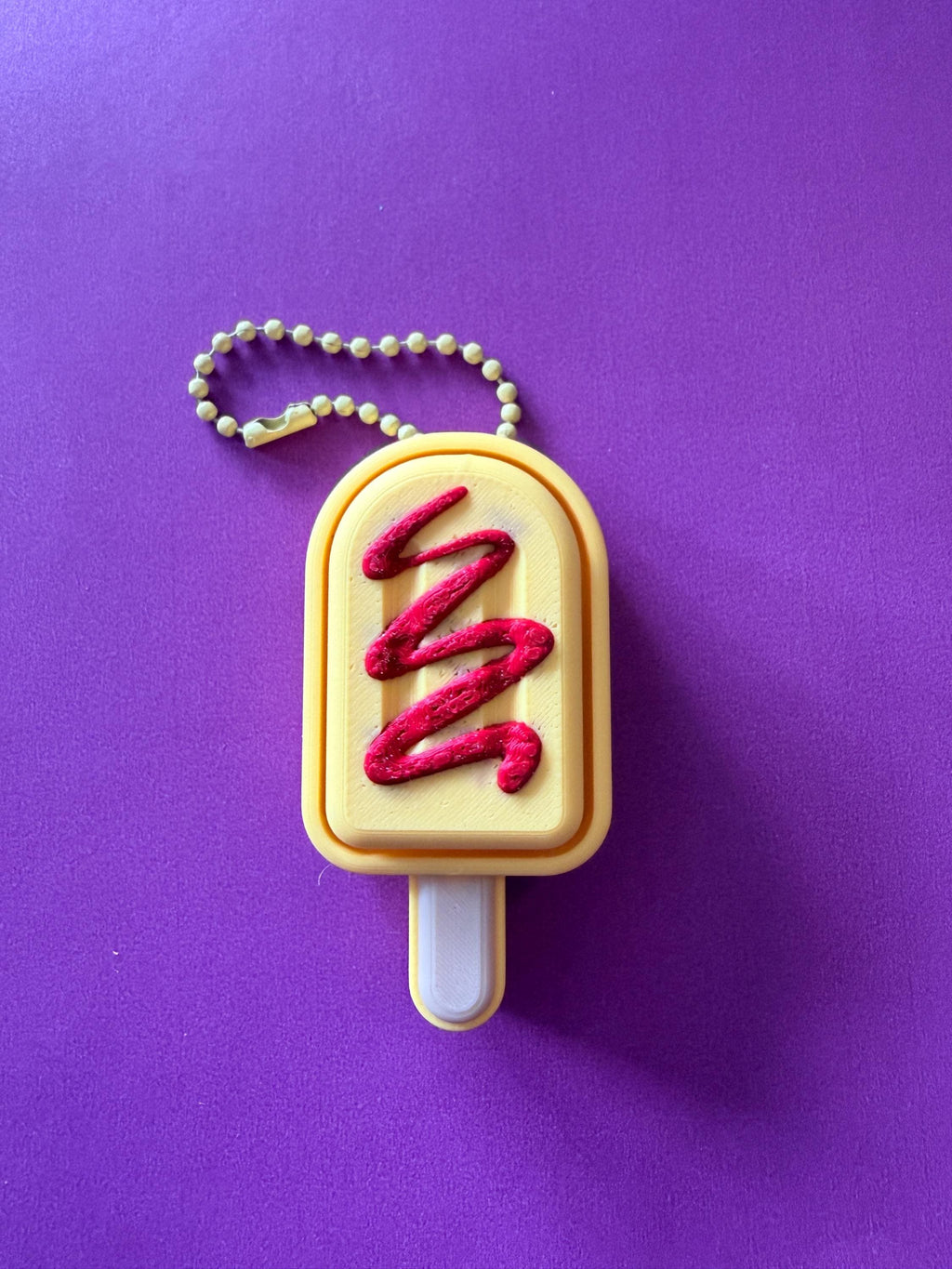 3D Printed Mexican Paleta Keychain | Mini Popsicle Charm | Dulcería Bag Charm