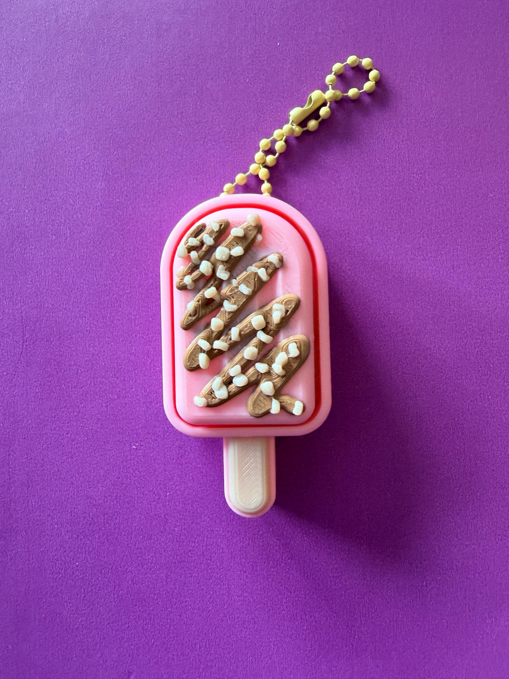 3D Printed Mexican Paleta Keychain | Mini Popsicle Charm | Dulcería Bag Charm