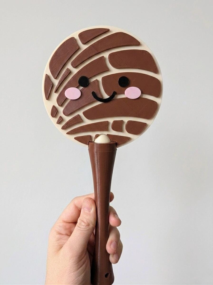 Cute Conchita Tap to Pay Wands | 4 Colors Available | Concha Pan Dulce Contactless Card Holder | Funny Mexican Tap to Pay Gift