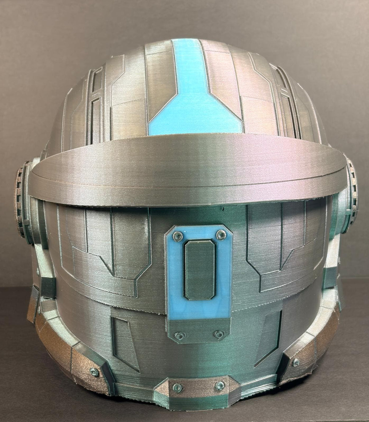 Darkside Heavy Mandolorian Helmet STL. This is a digital item not physical.