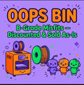 Oops Bin | Imperfect 3D Printed Figures | B-Grade Misfit Seconds Sold As-Is | Discounted Print Fails