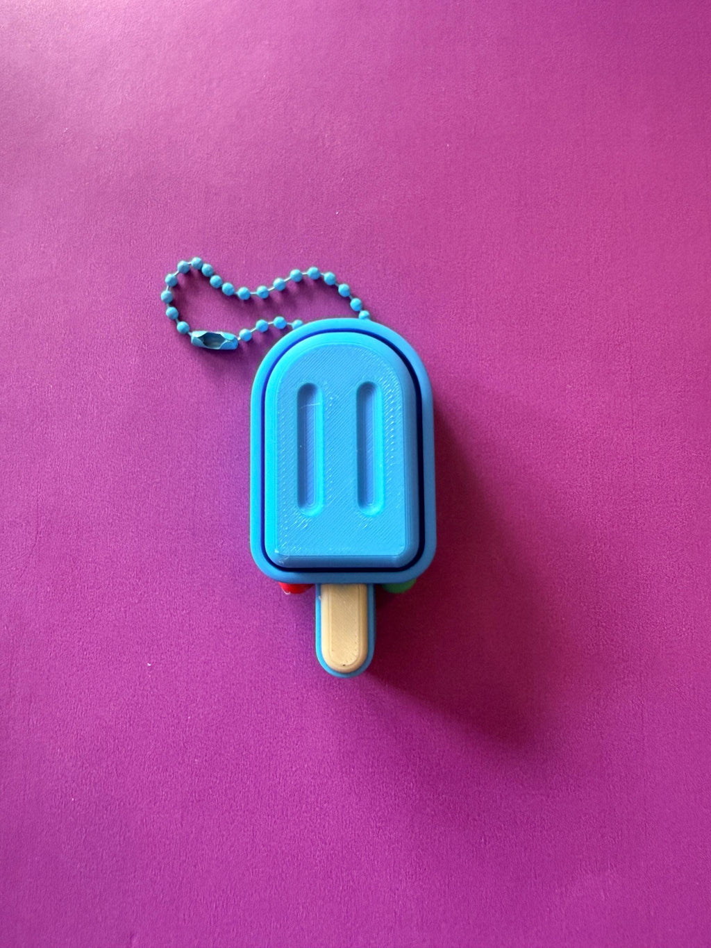 3D Printed Mexican Paleta Keychain | Mini Popsicle Charm | Dulcería Bag Charm