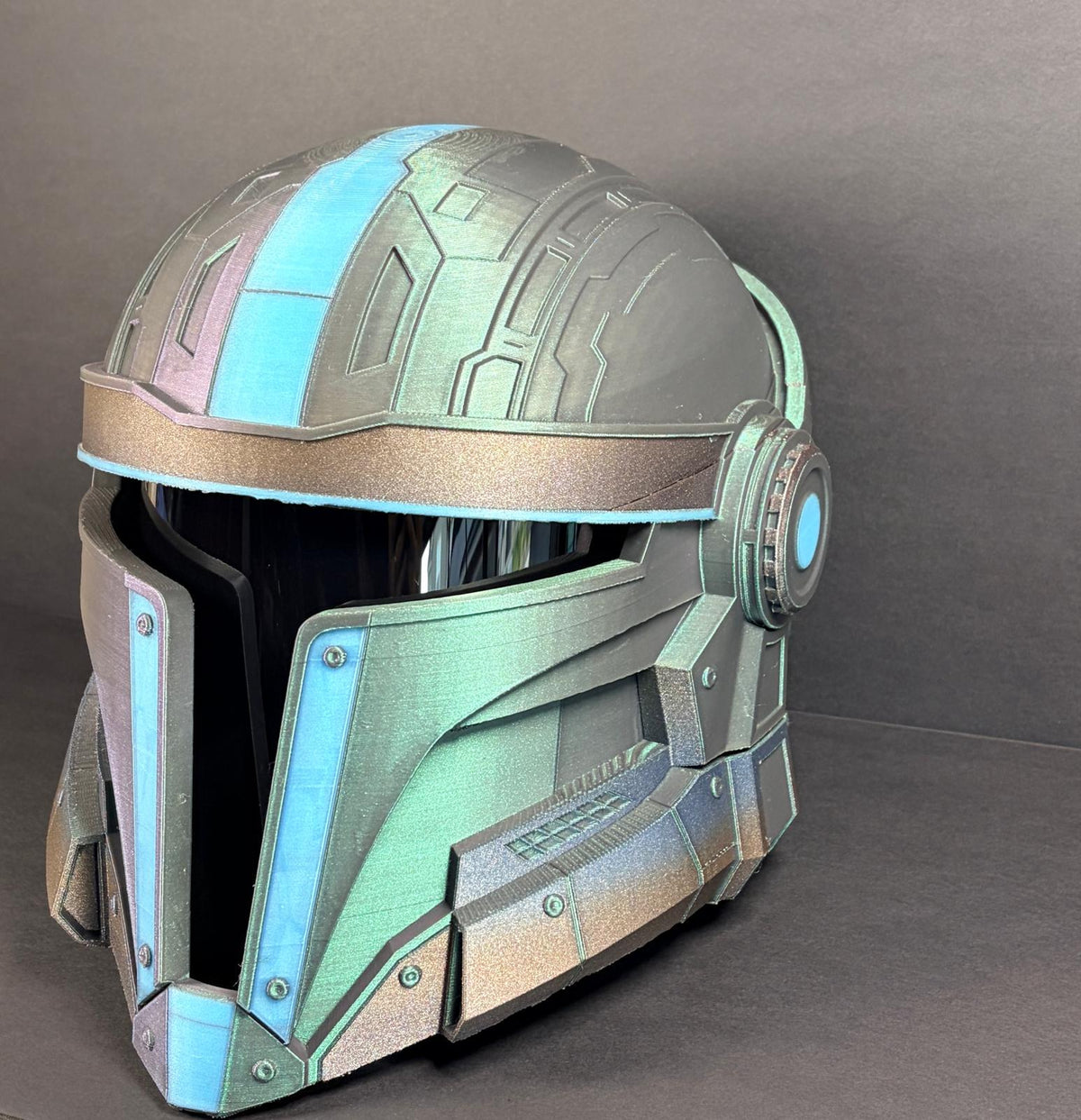 Darkside Heavy Mando 3D Printed Helmet.