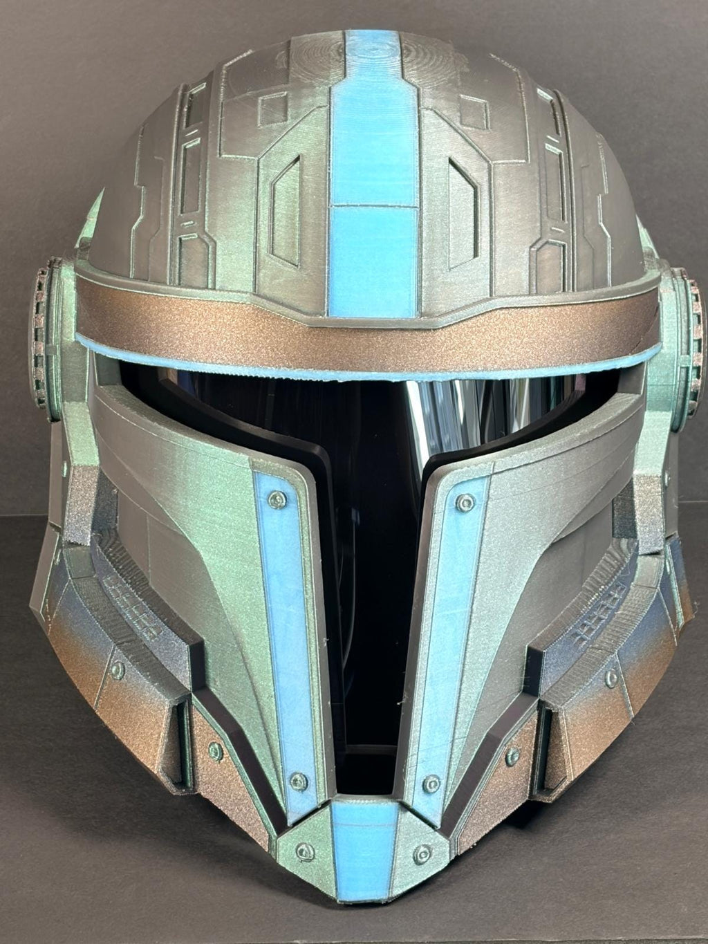 Darkside Heavy Mando 3D Printed Helmet.