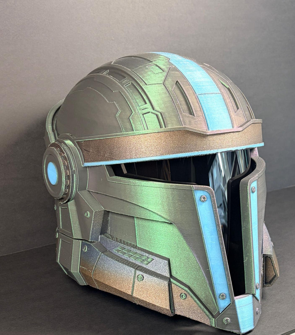 Darkside Heavy Mando 3D Printed Helmet.