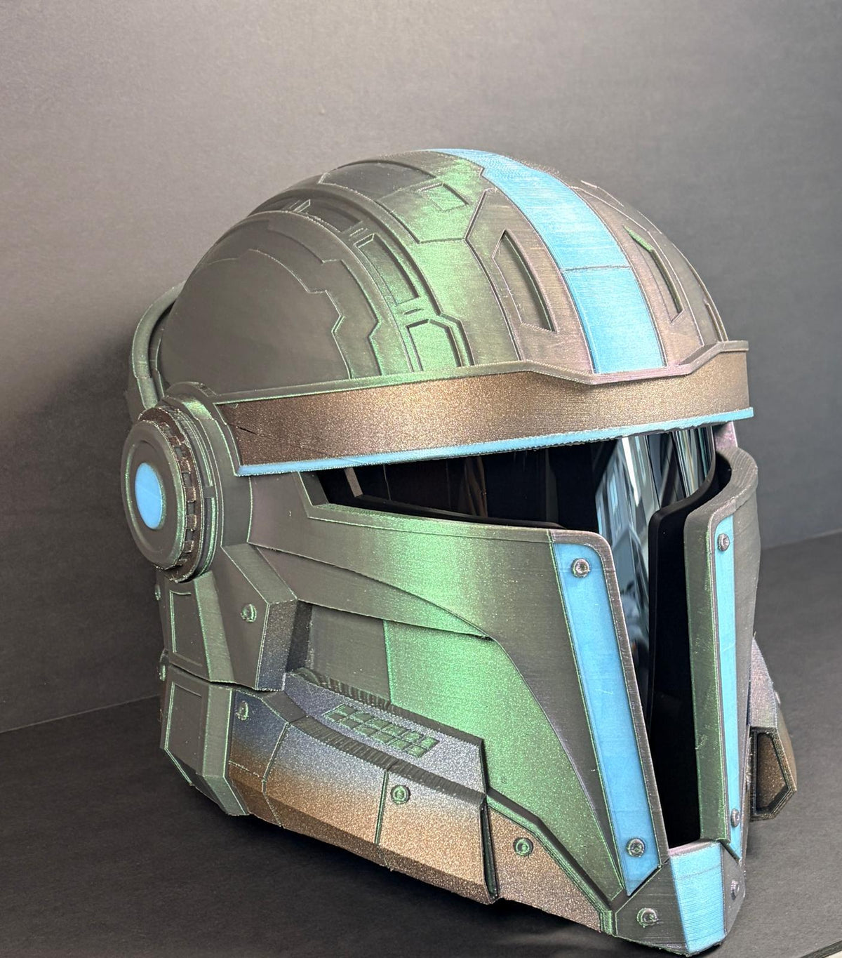 Darkside Heavy Mando 3D Printed Helmet.