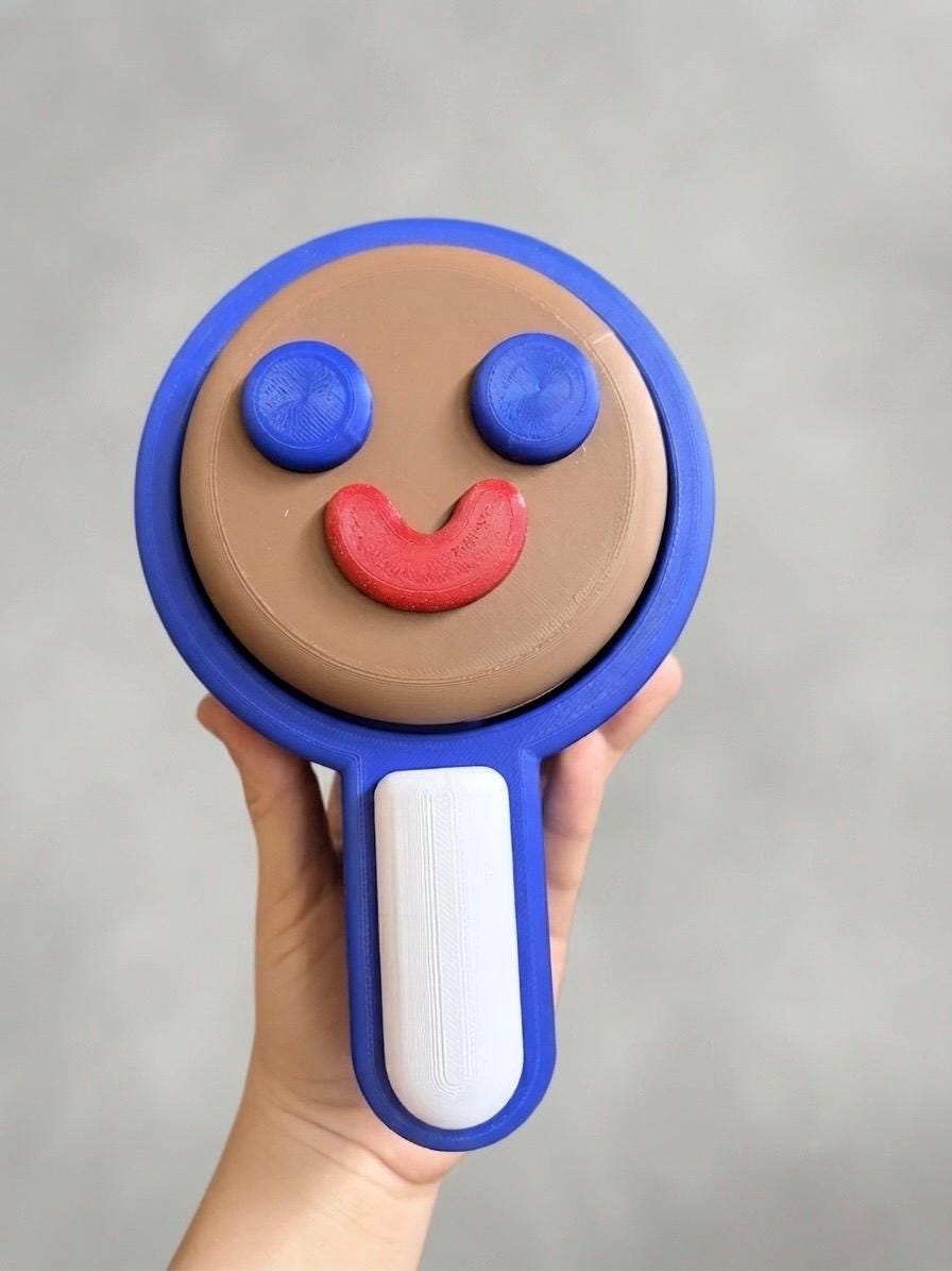 Giant Payasito Paleta Clicker | Jumbo Mexican Candy Fidget Button | Sensory Desk Toy | Dulcería Stress Relief | Latina Gift | 3D Printed