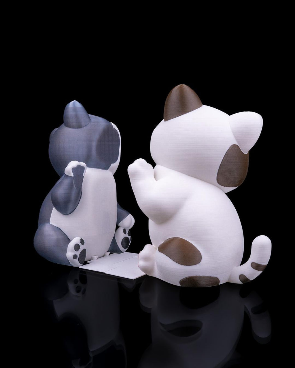Cute Cat Bookends – Cozy Snuggles 19cm Book Holder, Desk Decor