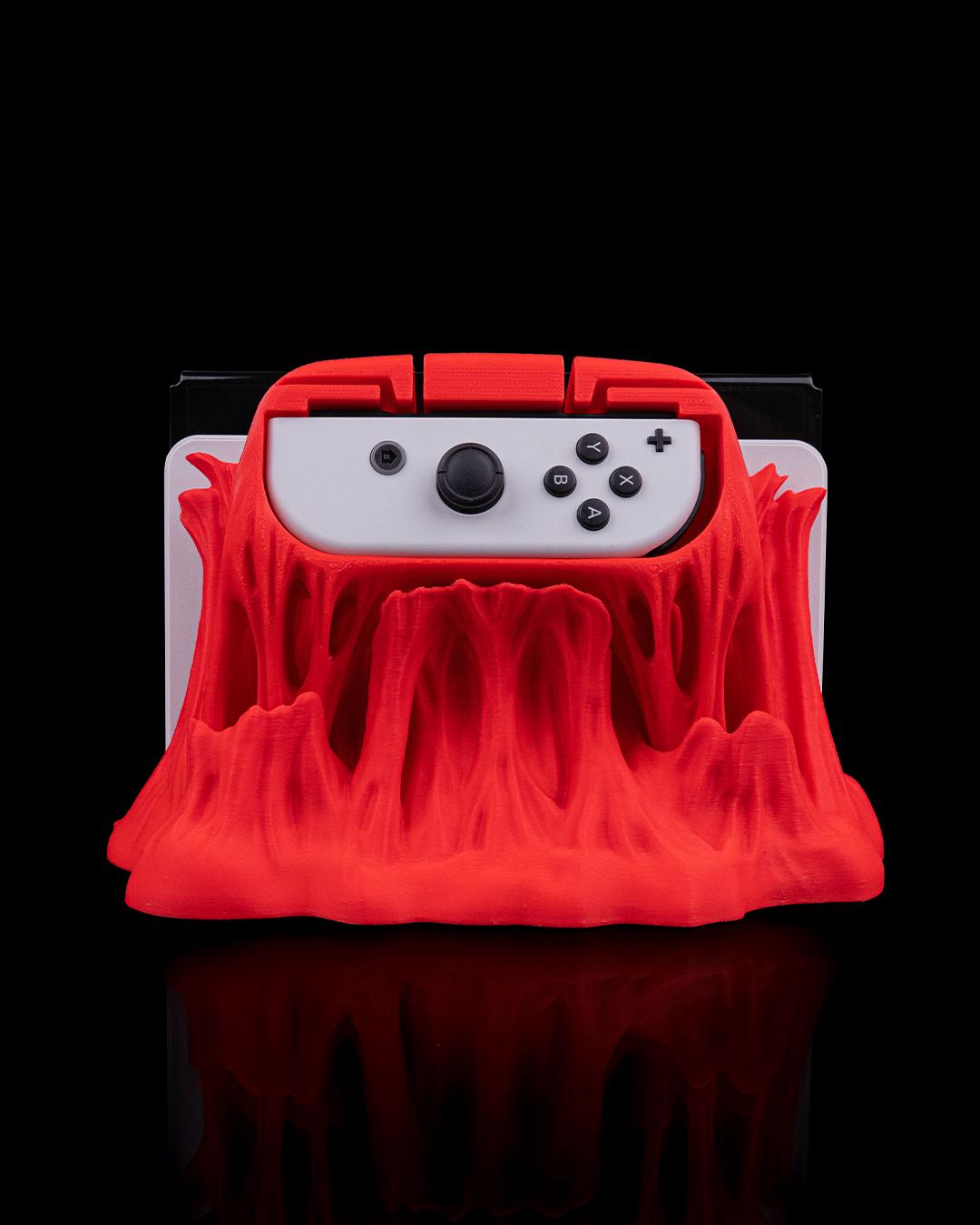Chew It Nintendo Switch Dock Cover & Single Joy-Con Controller Holder – Textured Gaming Organizer
