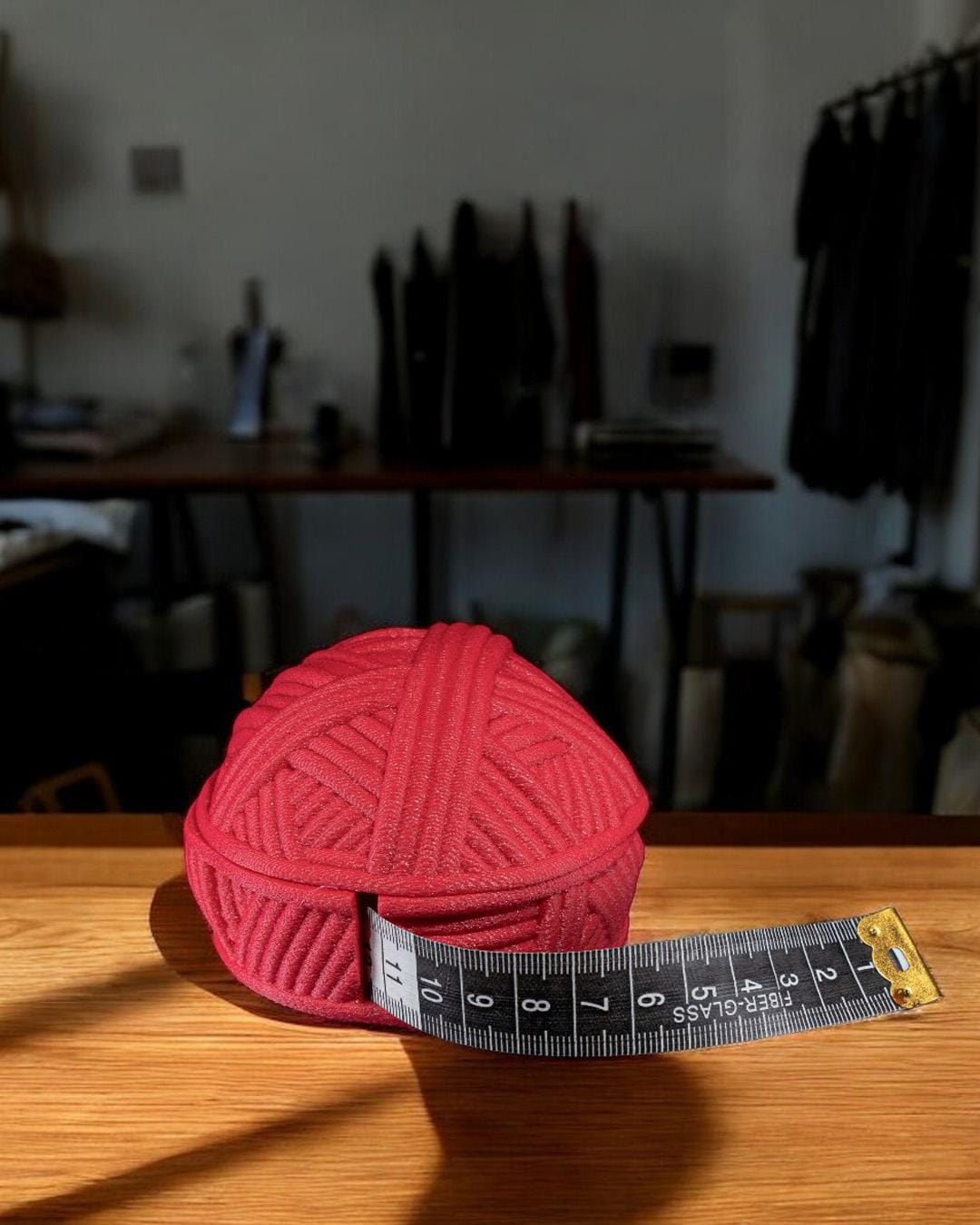 3D Printed Yarn Ball Tape Measure Rewinder – Knitting Measuring Tool (Tape not included)