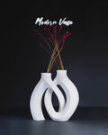 Modern Vase – Minimalist 3D Printed Decorative Vase, Contemporary Home Art