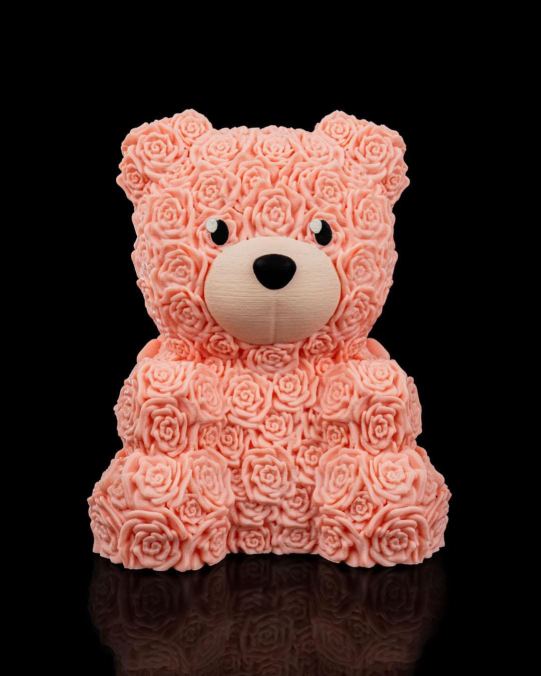 Floral Bear – Rose Bear Decorative Figure, Cute Home Décor