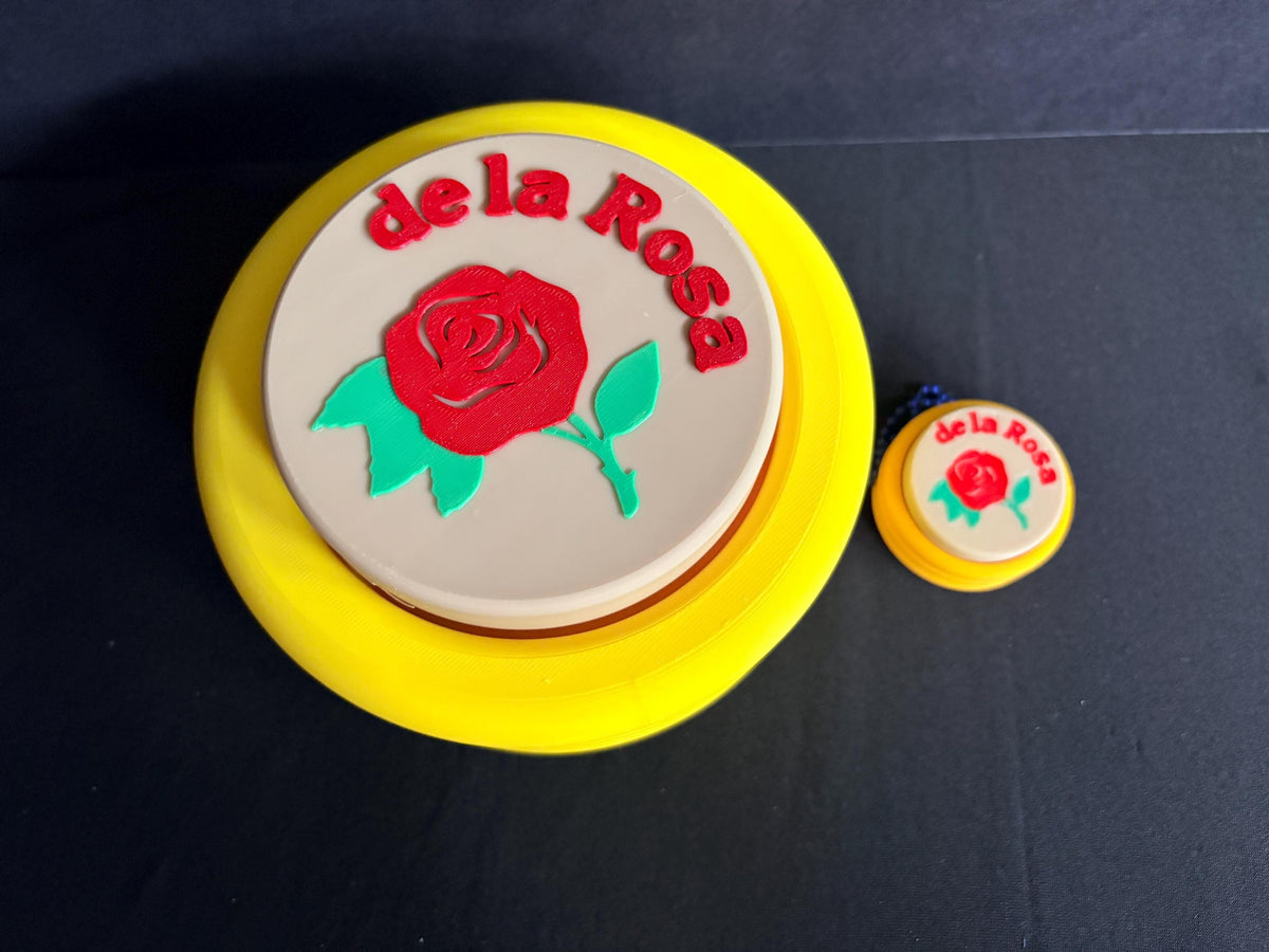 Giant Mazapán Clicker | Jumbo Mexican Candy Fidget Button | Sensory Desk Toy | Dulcería Stress Relief | Latina Gift | 3D Printed